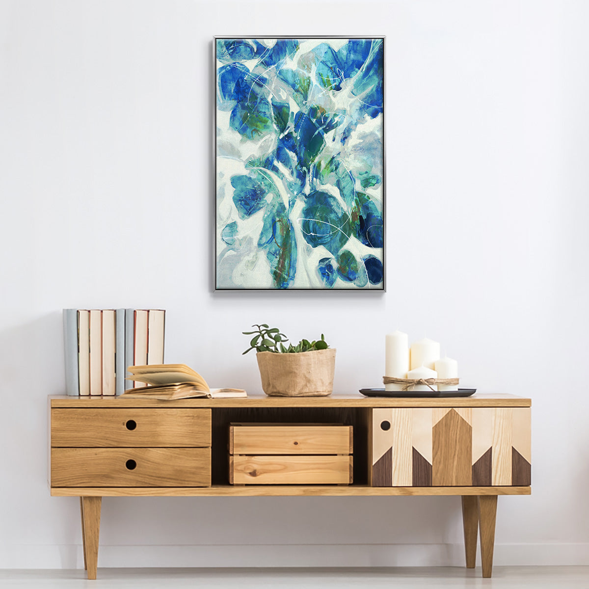 Winding Road -  Framed Canvas Print