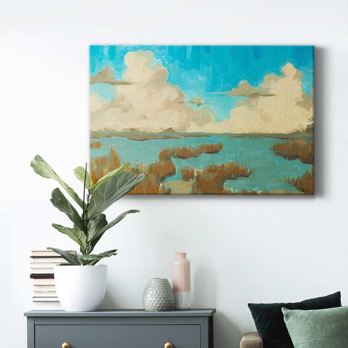 Fripp Island Water II Premium Gallery Wrapped Canvas - Ready to Hang