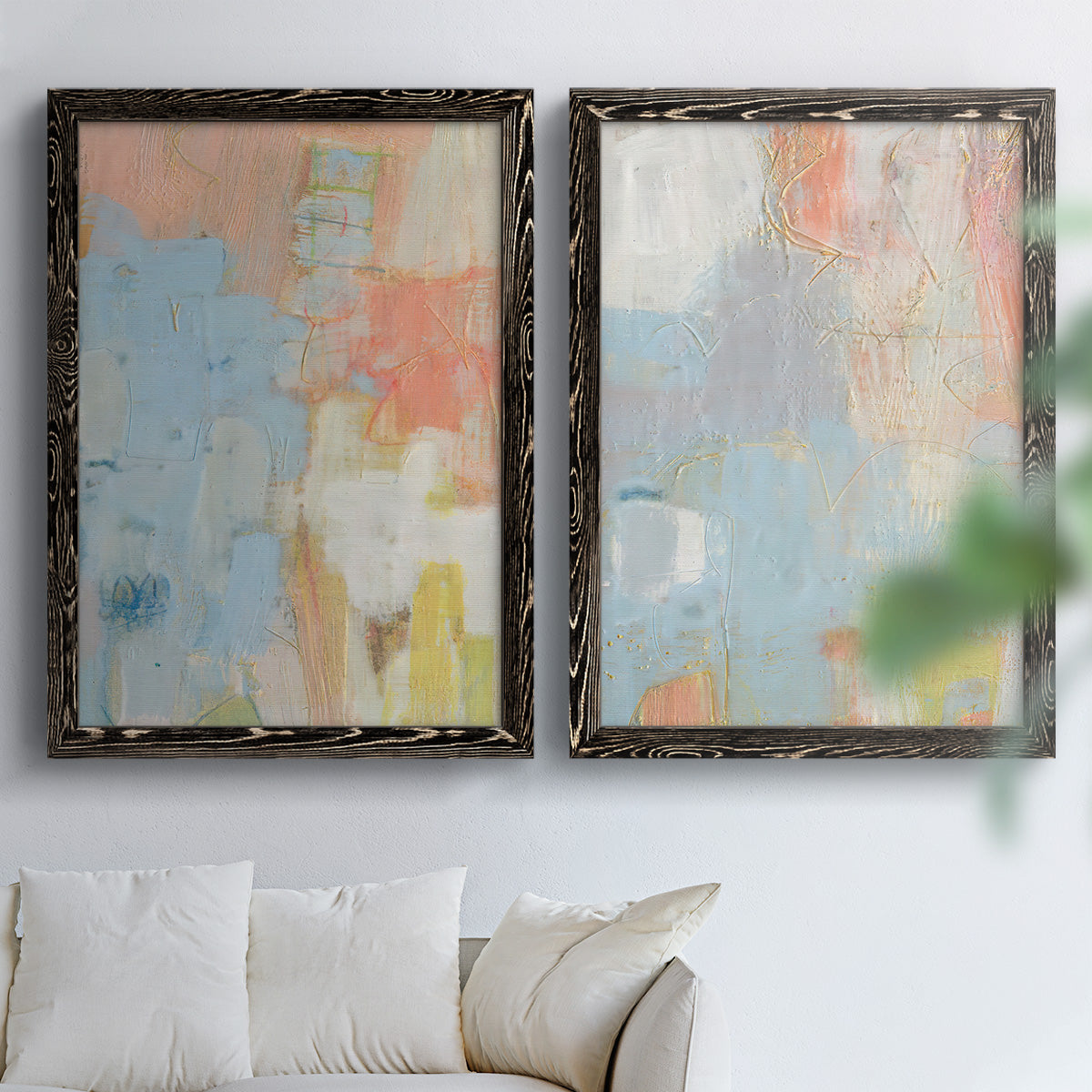 Cully I - Premium Framed Canvas 2 Piece Set - Ready to Hang