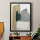 Marble Block Symmetry II - Modern Framed Canvas Print