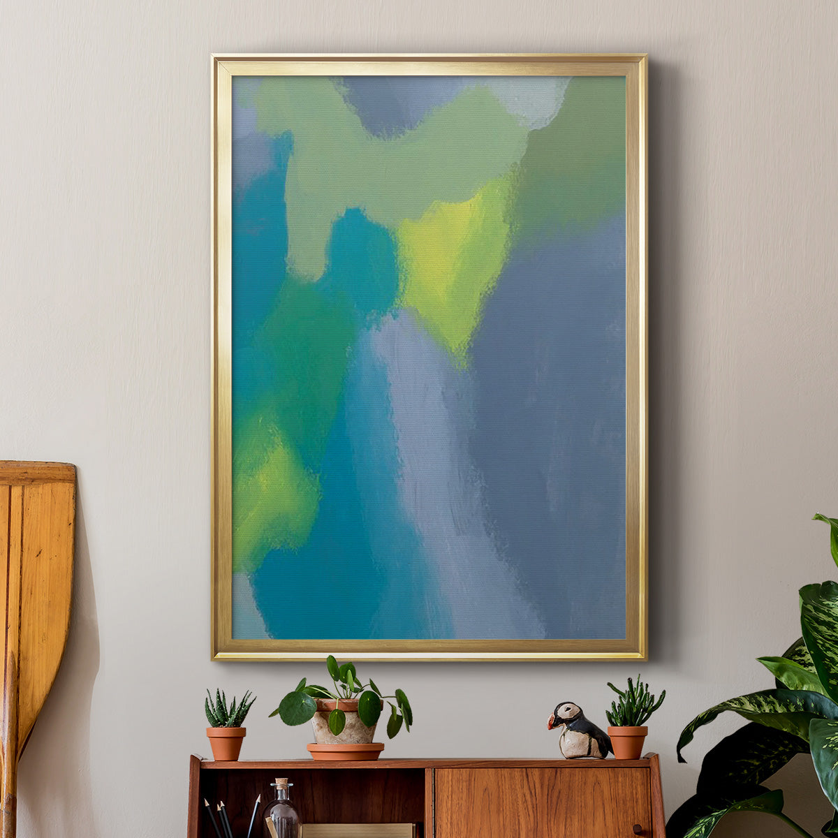 Lost in Memories III - Modern Framed Canvas Print