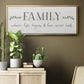 Love Never Ends - Floater Framed Canvas Print