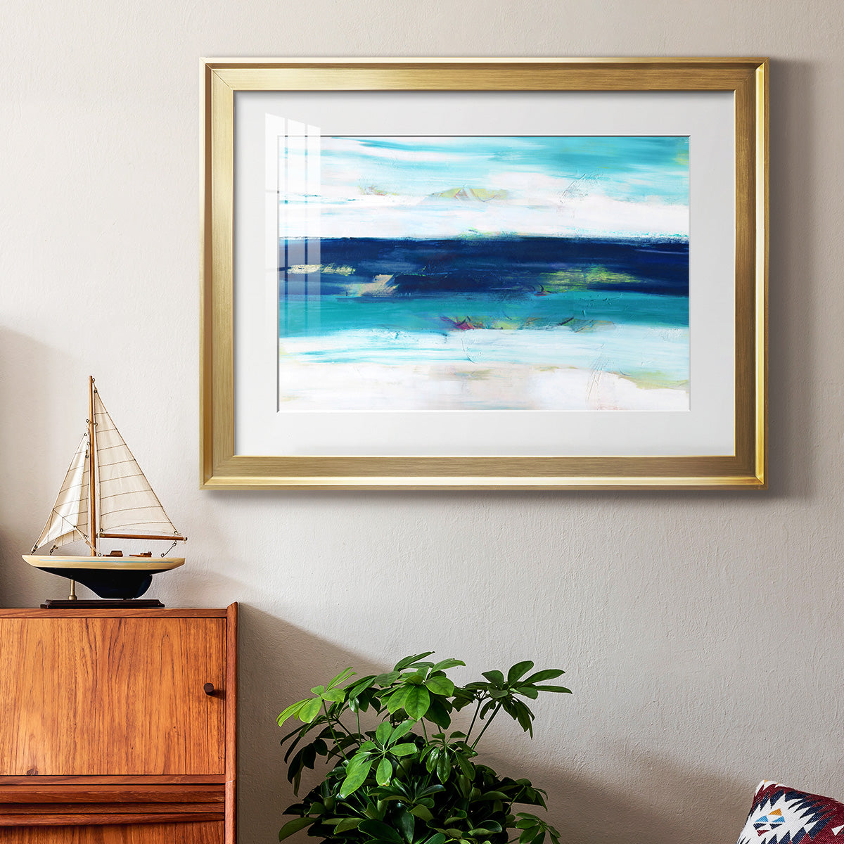 Above Us Only Sky - Modern Framed Art Print