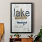 Lake Calls Me - Modern Framed Canvas Print