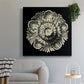 Black and Tan Rosette III - Canvas Art Print