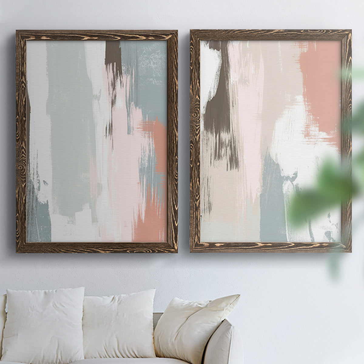 Sandstone Peel III - Premium Framed Canvas 2 Piece Set - Ready to Hang