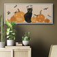 Pumpkin Patch Cats Collection D - Floater Framed Canvas Print