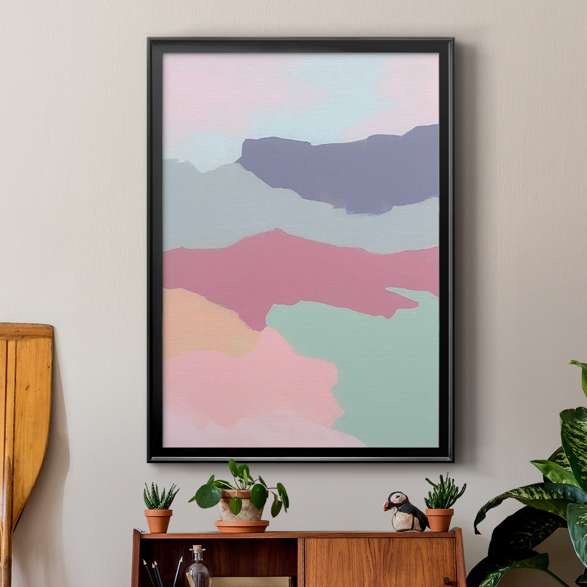 Desert Prism I - Modern Framed Canvas Print