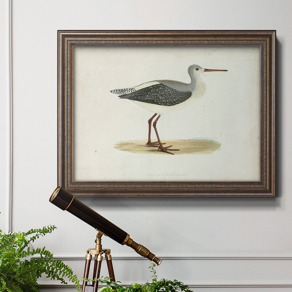 Morris Sandpipers I Premium Framed Canvas- Ready to Hang