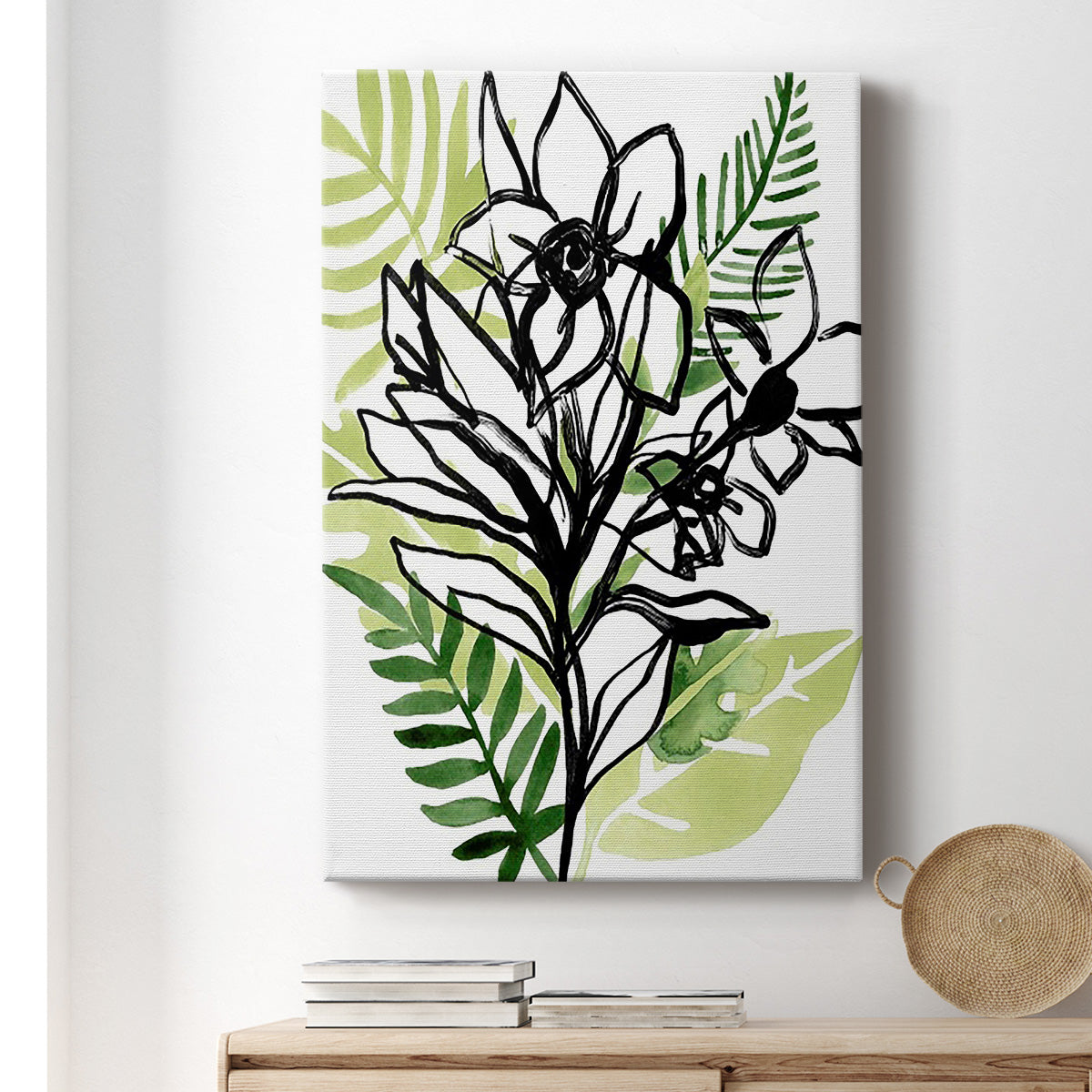 Tropical Sketchbook II - Canvas Art Print