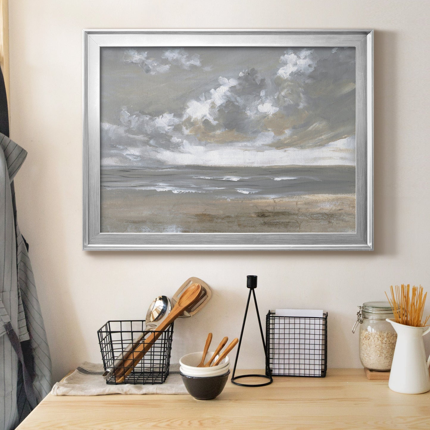 Windswept - Modern Framed Canvas Print