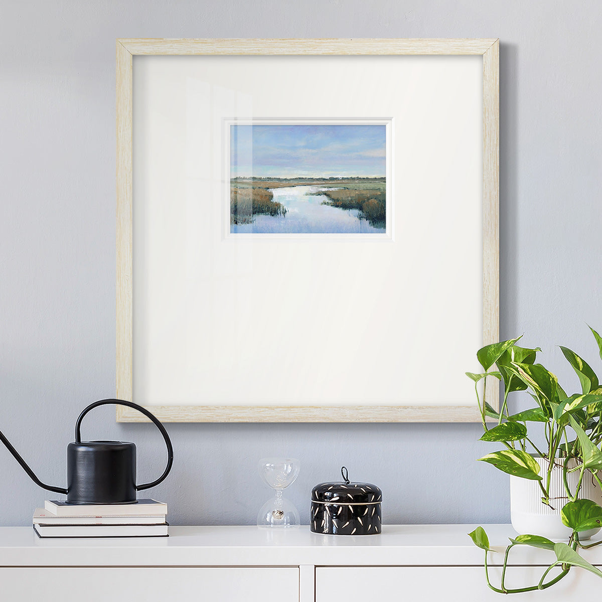 Coastal Plains II Premium Framed Print Double Matboard