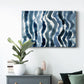 True Blue Wave II Premium Gallery Wrapped Canvas - Ready to Hang