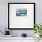 Primary Boats II Premium Framed Print Double Matboard