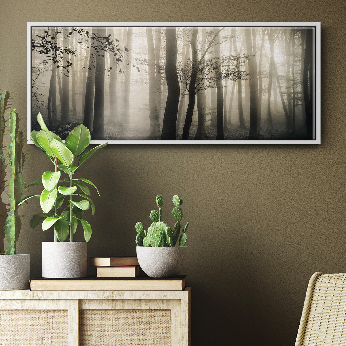Light is Always There - Floater Framed Canvas Print