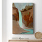 Turquoise Falls I Premium Gallery Wrapped Canvas - Ready to Hang