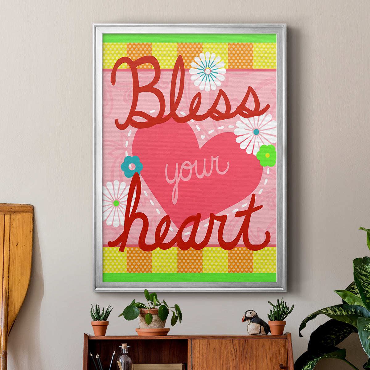 Southern Sayings I - Modern Framed Canvas Print