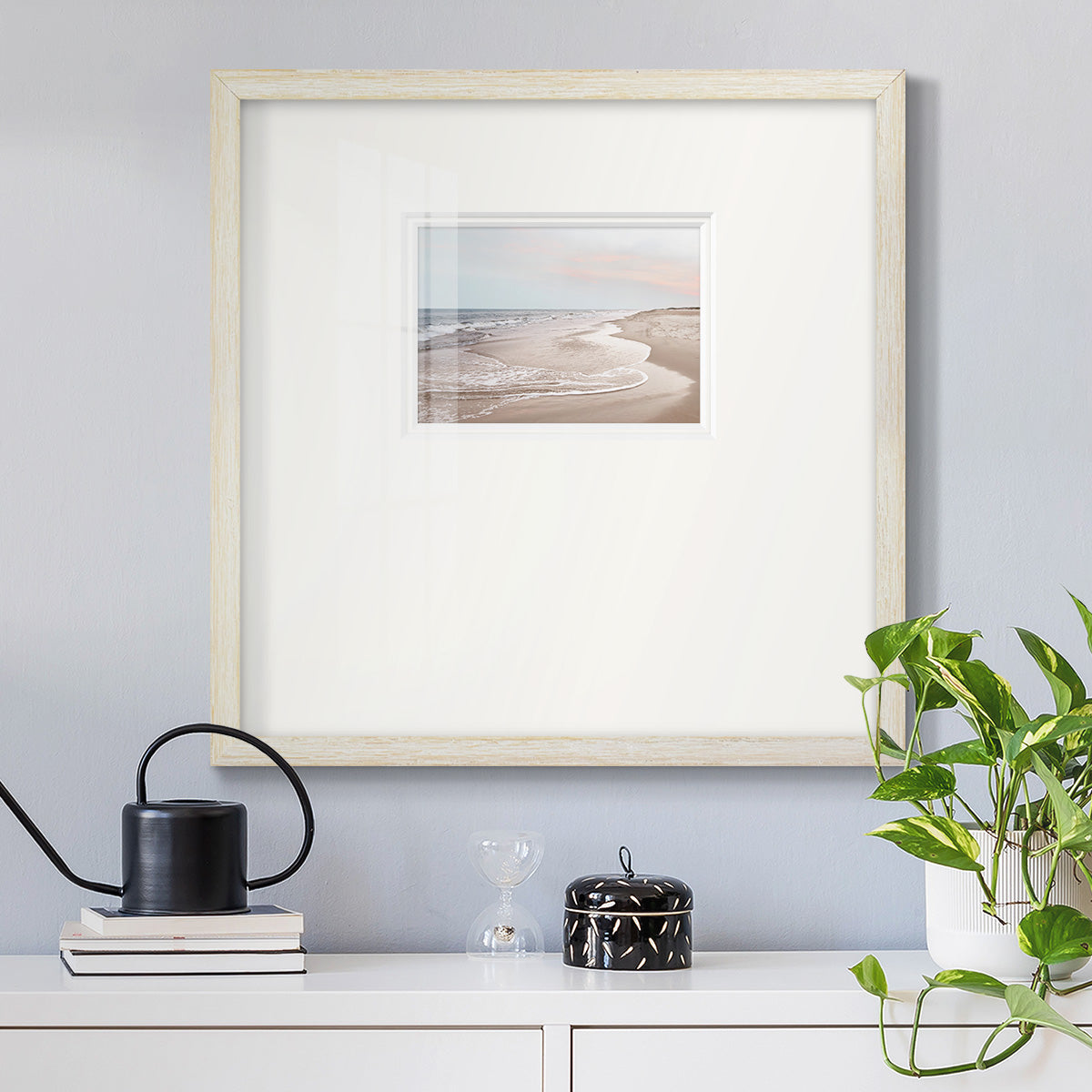 Corolla Soft Shore Premium Framed Print Double Matboard