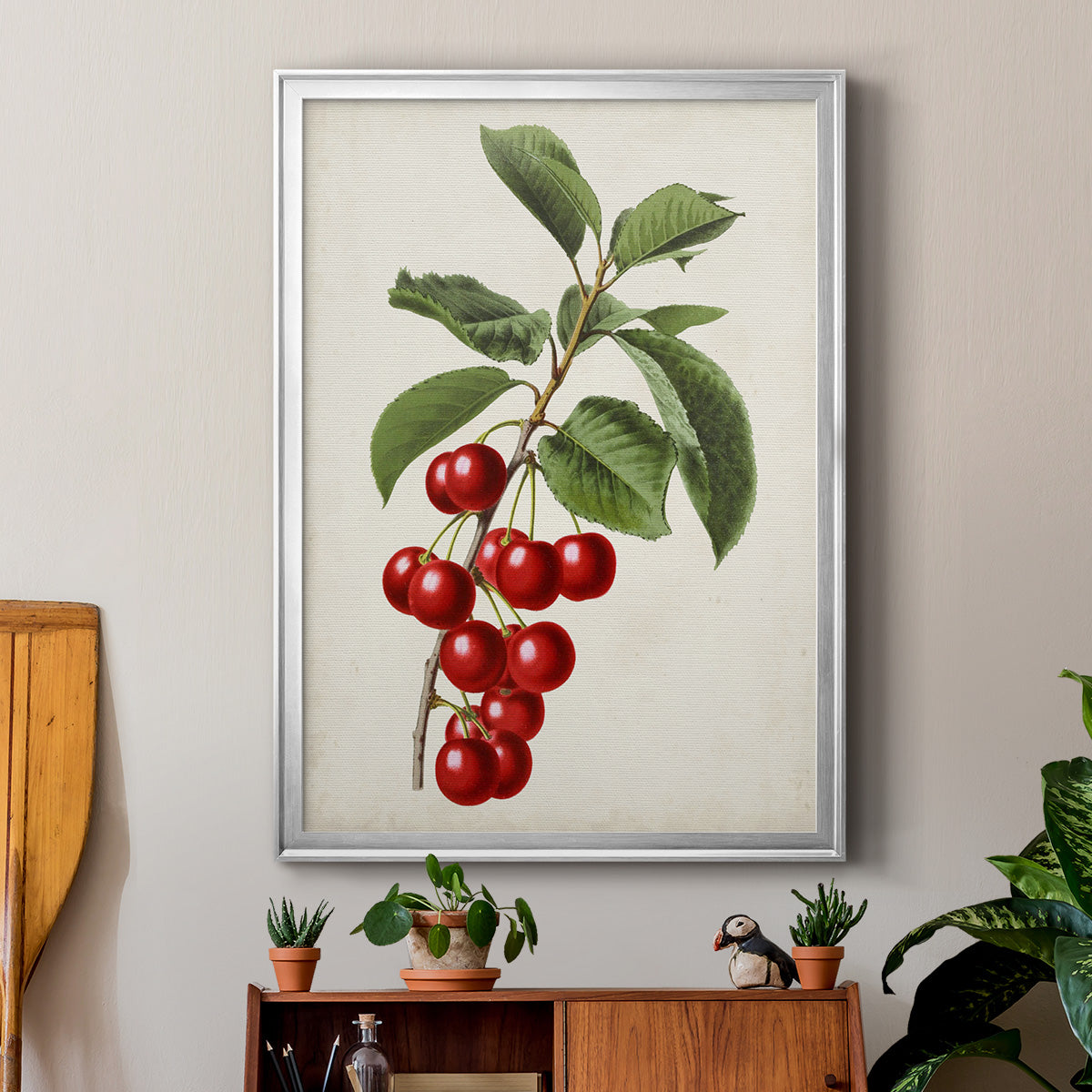 Antique Fruit II - Modern Framed Canvas Print