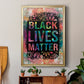 Graffiti Black Lives Matter - Modern Framed Canvas Print