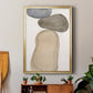 River Rocks Contour I - Modern Framed Canvas Print