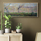 The Banks of the River Epte in Springtime, 1885 - Floater Framed Canvas Print