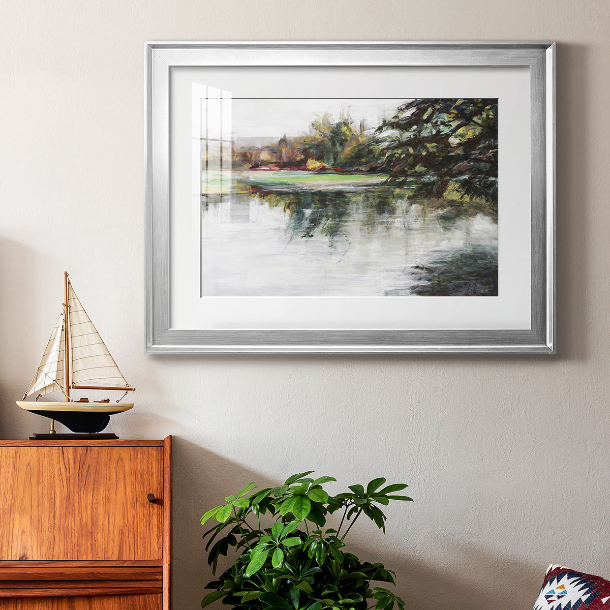 Upon Reflection Premium Framed Print - Ready to Hang