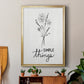 Simple Things Sketch - Modern Framed Canvas Print