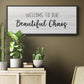 Beautiful Chaos - Floater Framed Canvas Print