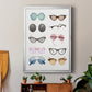 Vintage Glasses II - Modern Framed Canvas Print