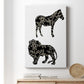 Ornamental Safari Animals I Premium Gallery Wrapped Canvas - Ready to Hang