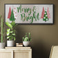Merry & Bright - Floater Framed Canvas Print