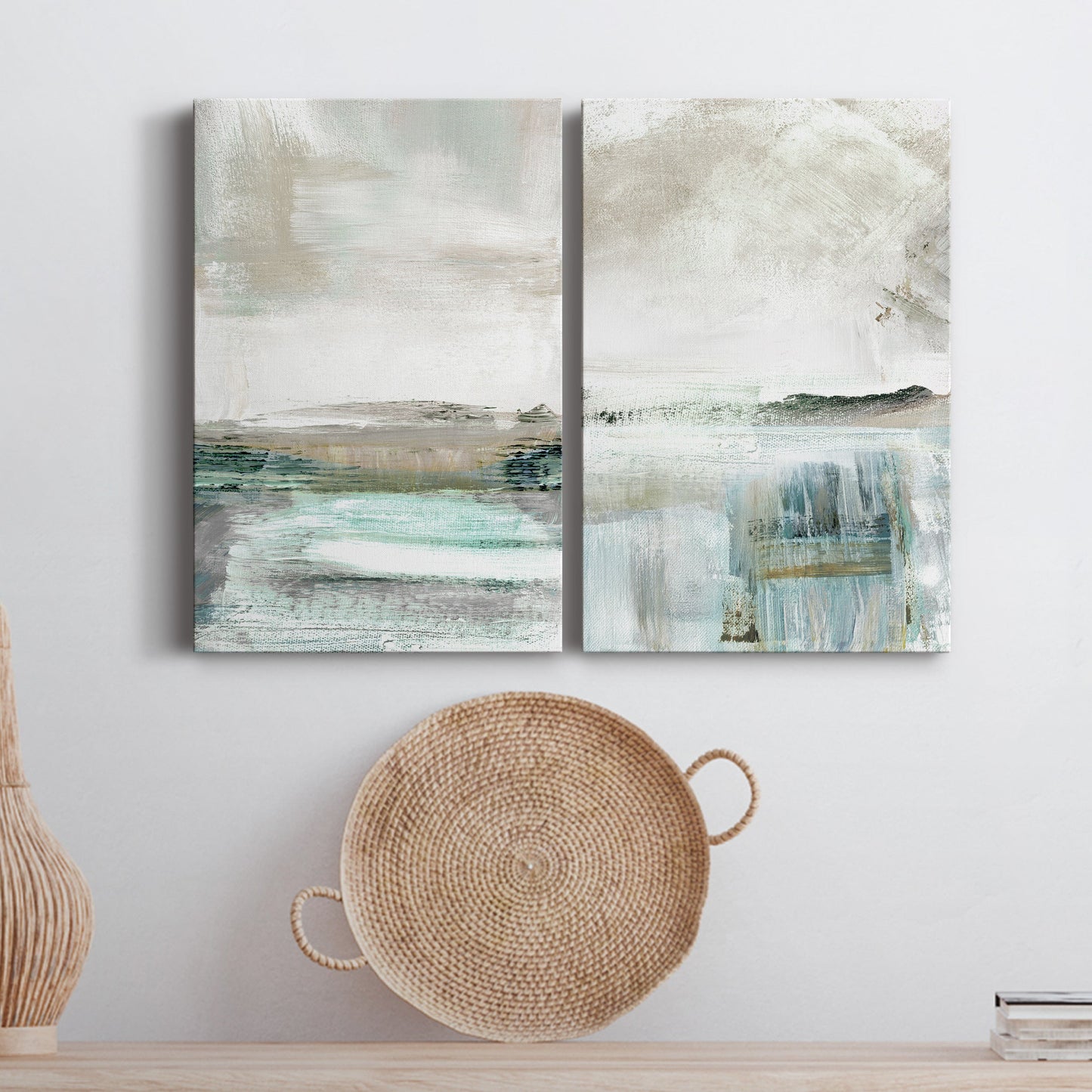 Summer Teal I Premium Gallery Wrapped Canvas - Ready to Hang