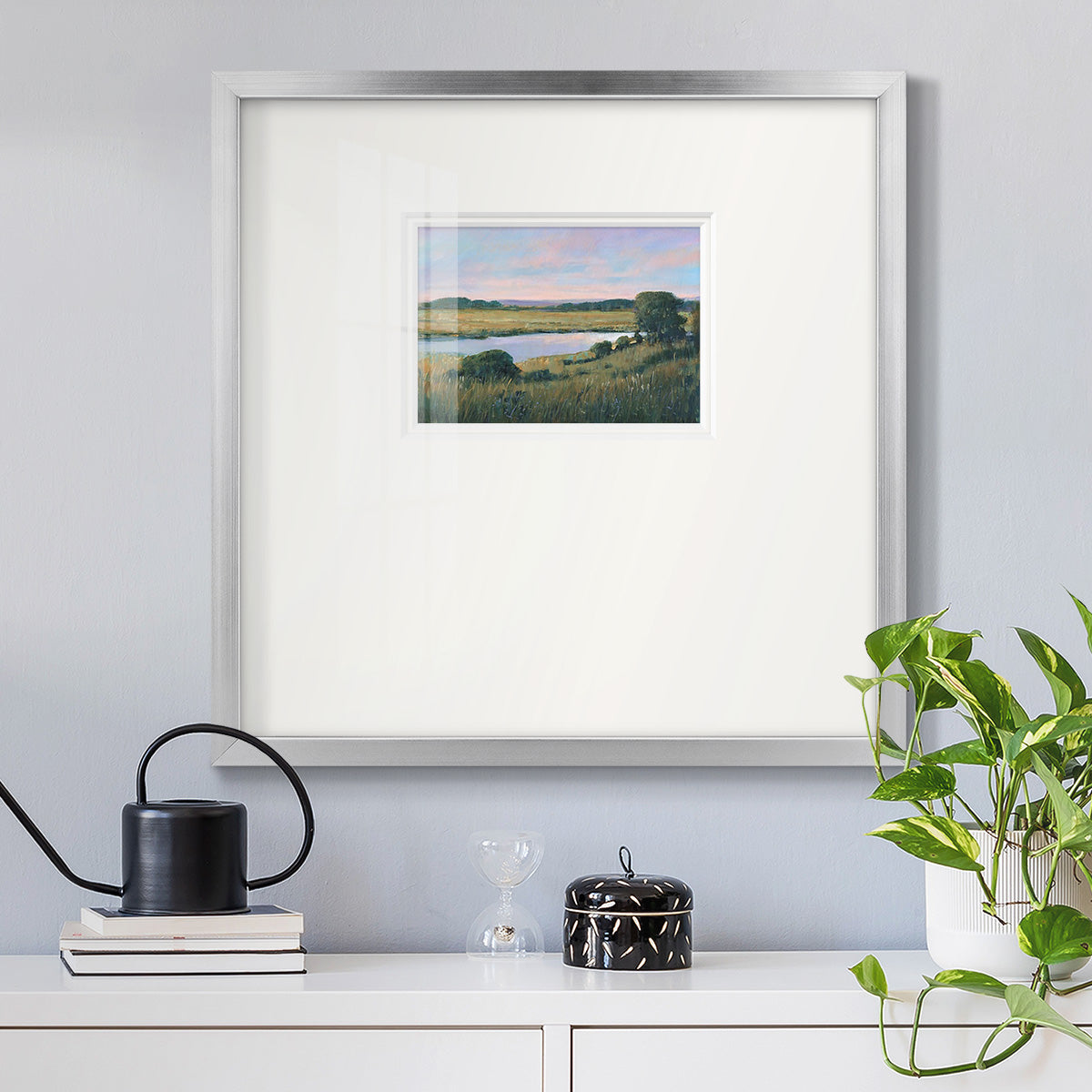 Spring Marsh II Premium Framed Print Double Matboard