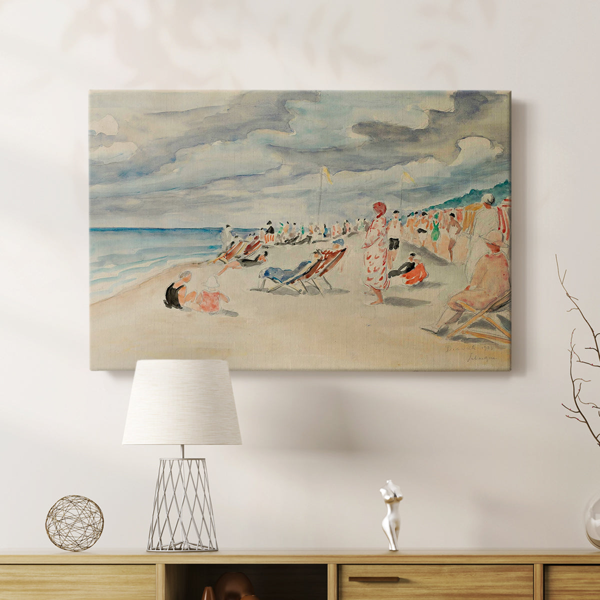 Vintage Beach XLIV - Canvas Art Print