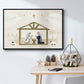 Away in a Manger Collection A - Framed Gallery Wrapped Canvas in Floating Frame