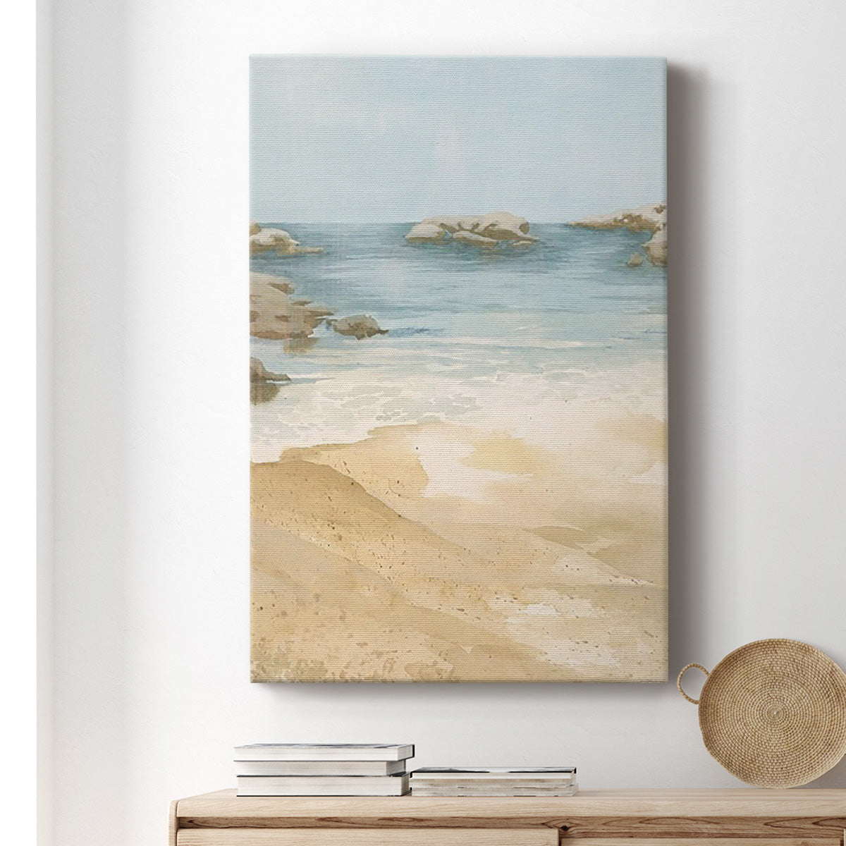 Tranquil Beach I Premium Gallery Wrapped Canvas - Ready to Hang