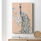 Peacock in Gold IV Premium Gallery Wrapped Canvas - Ready to Hang