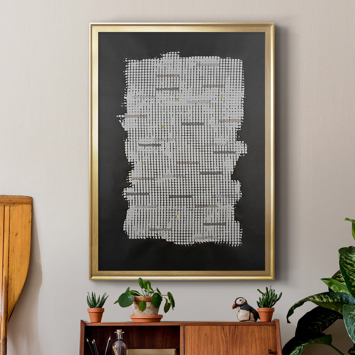 Bits & Bytes I - Modern Framed Canvas Print