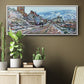 Road to Vétheuil in Winter - Floater Framed Canvas Print