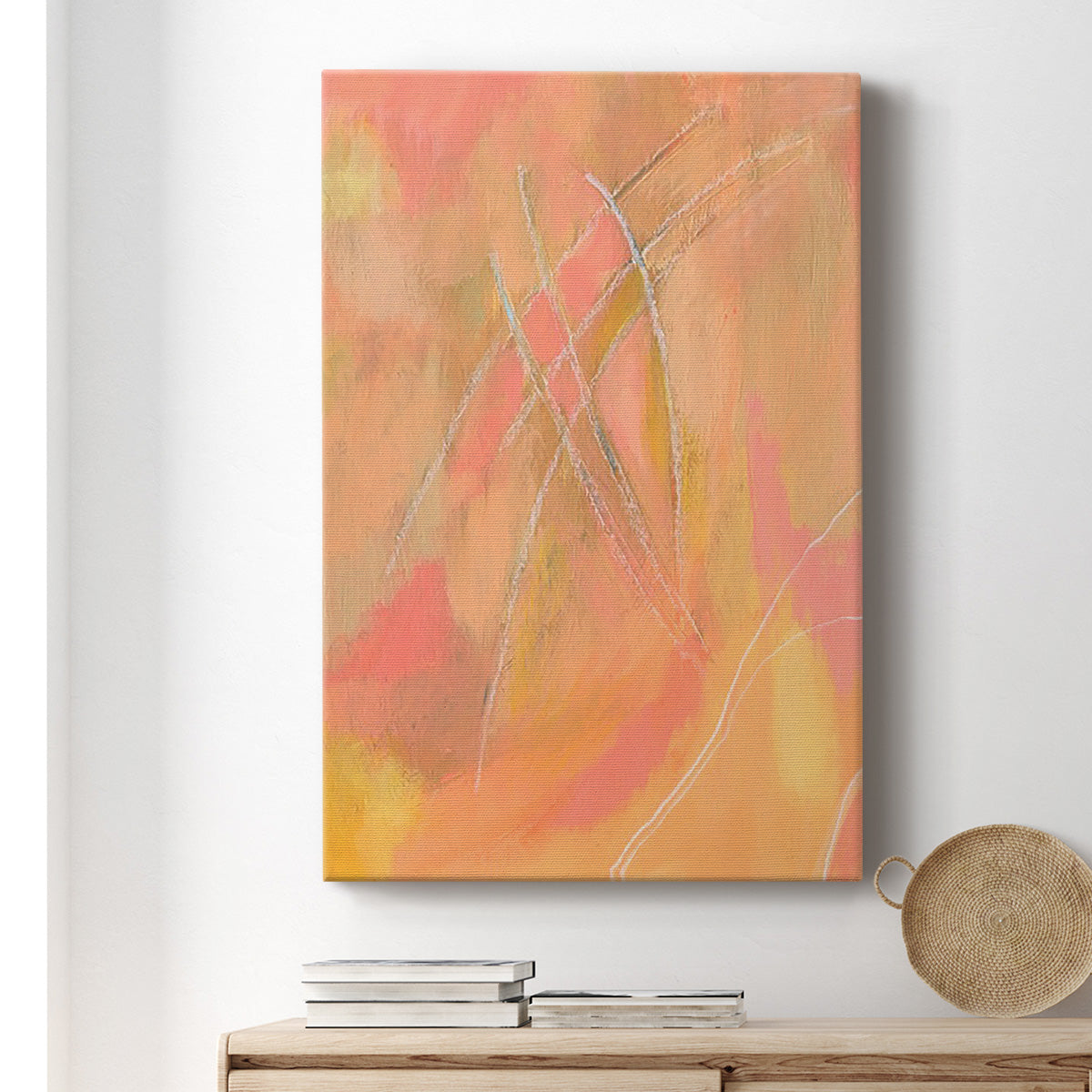 Peach Bliss IV - Canvas Art Print