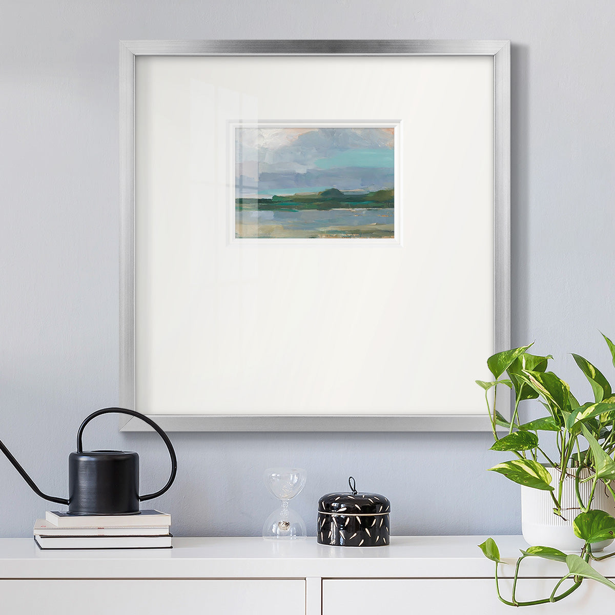 Twilight Vista Study I Premium Framed Print Double Matboard