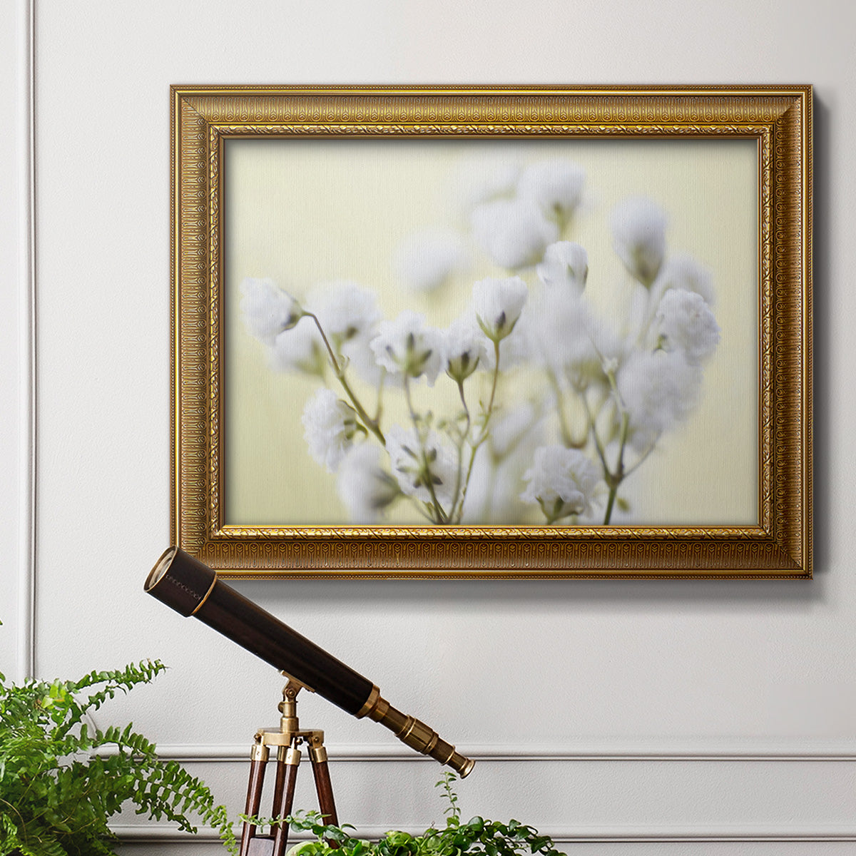 Baby's Breath Study IV Premium Framed Canvas- Ready to Hang