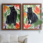 Panther's Paradise I - Premium Framed Canvas 2 Piece Set - Ready to Hang