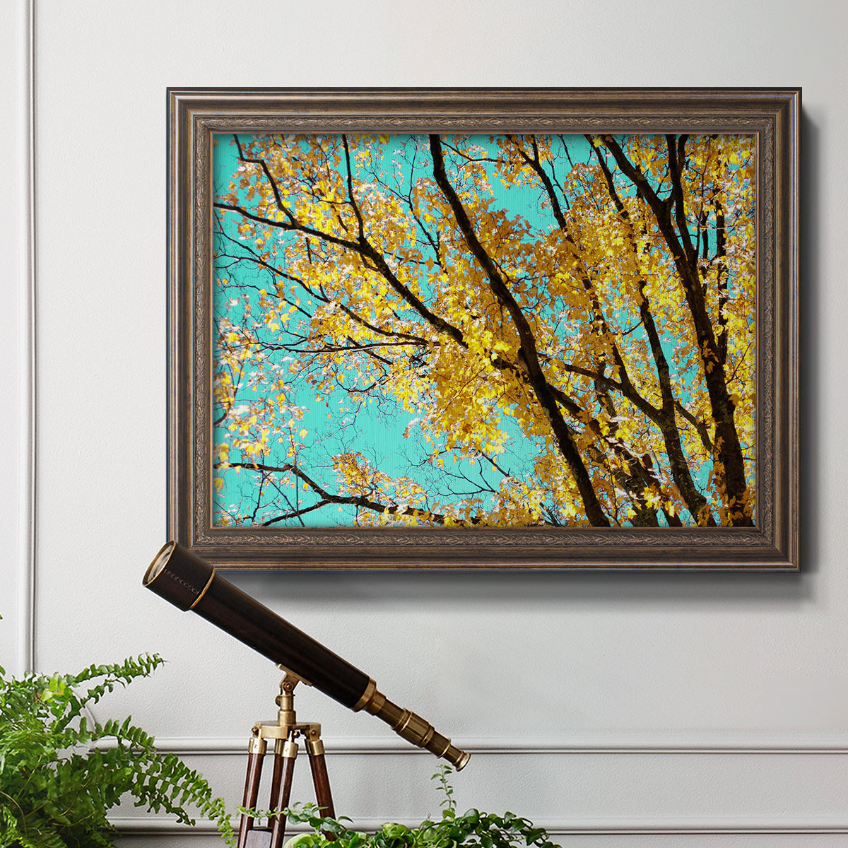 Autumn Tapestry IV Premium Framed Canvas- Ready to Hang