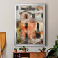 Stacked Houses IV - Modern Framed Canvas Print