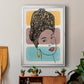 Head Wrap I - Modern Framed Canvas Print