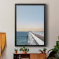 Day at the Pier - Modern Framed Canvas Print