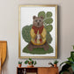 Hot Chocolate Bear - Modern Framed Canvas Print