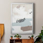 Neutral Wash II - Modern Framed Canvas Print